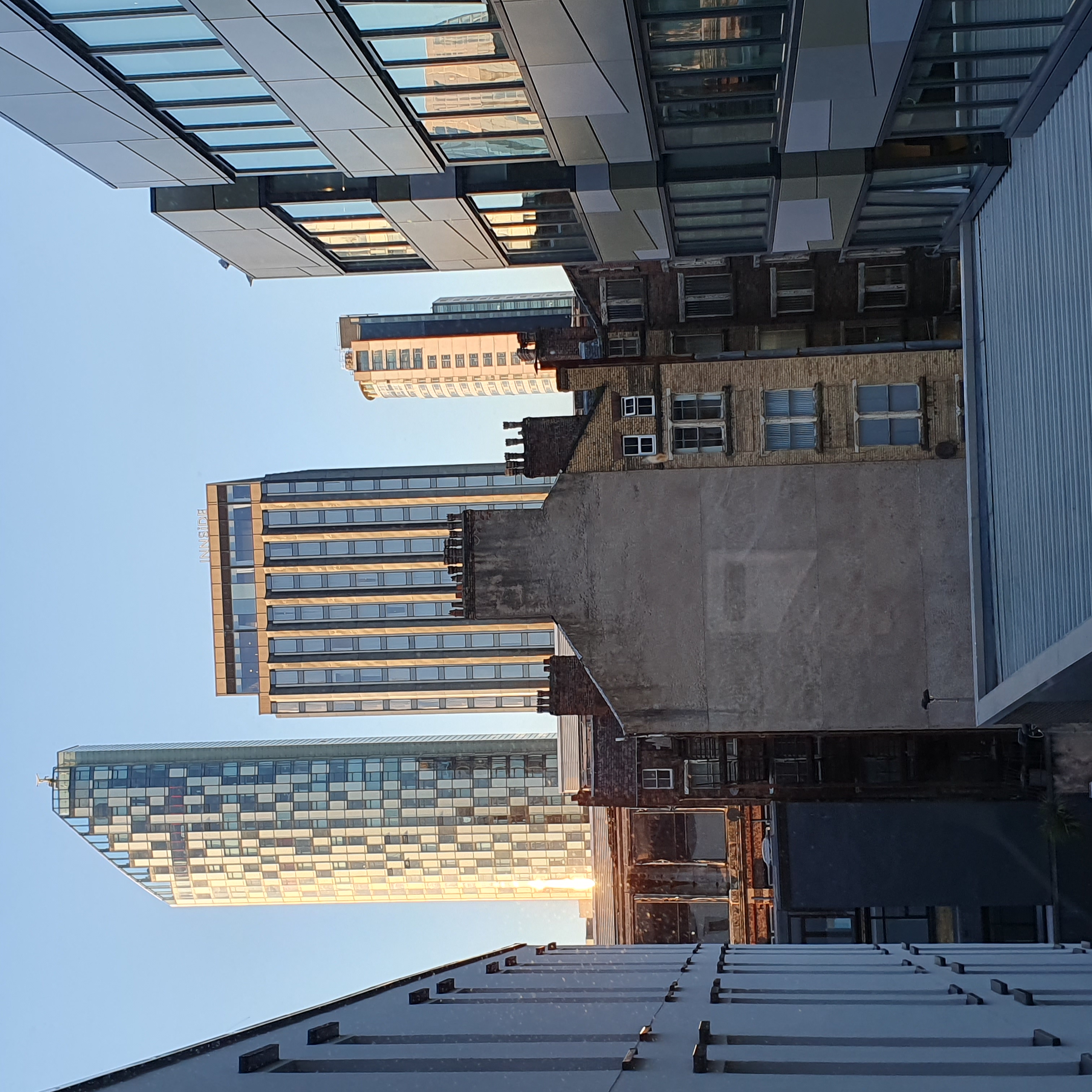 Image of the view from the counselling room at No. 1 Old Hall Street.